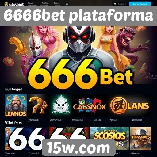 Variedade de jogos disponíveis na 6666bet
